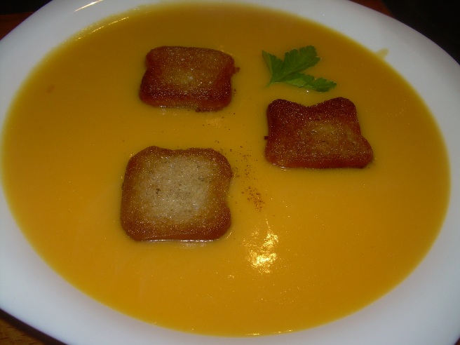 Crema de calabaza